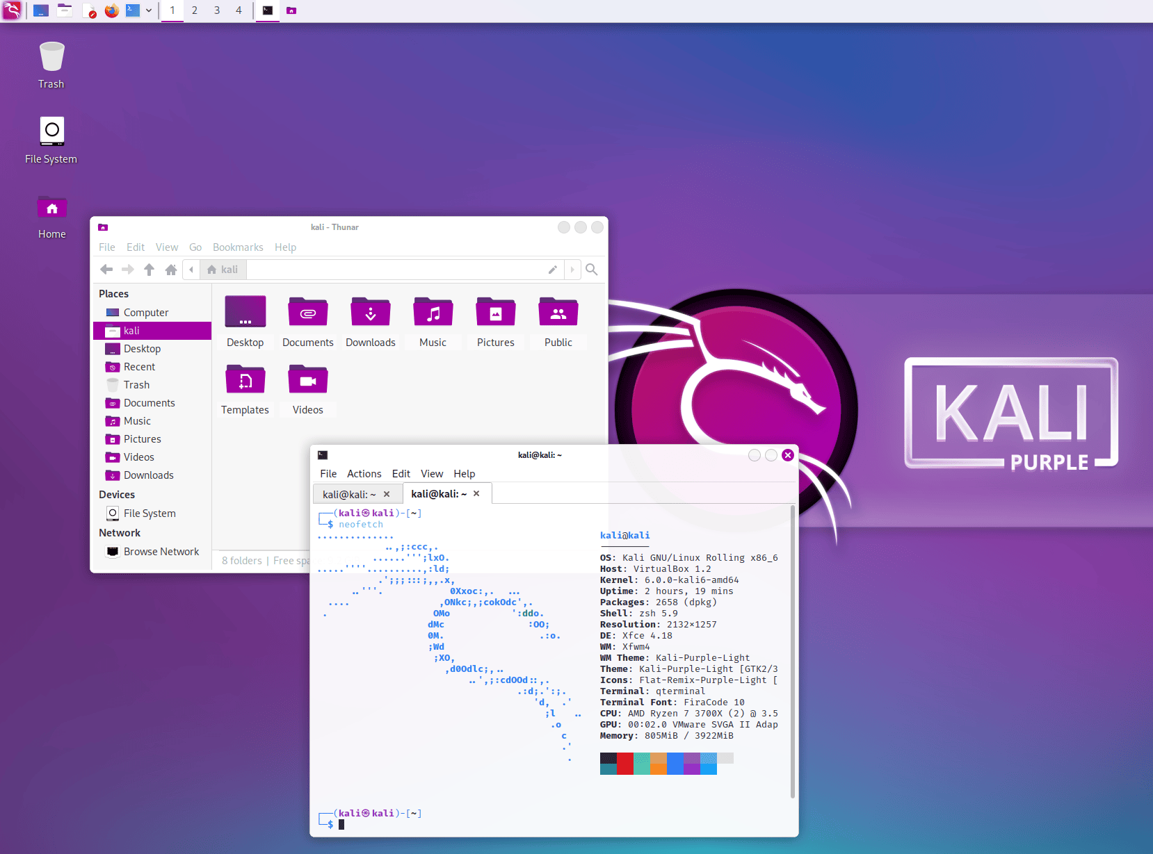 Kali Purple Desktop